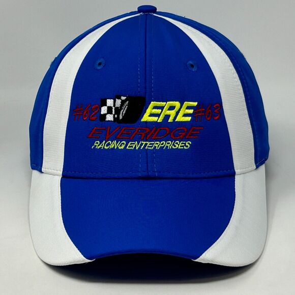 Cassten Everidge Auto Racing Enterprises Hat Cap Blue ERE Motorsports Strapback - Picture 10 of 10